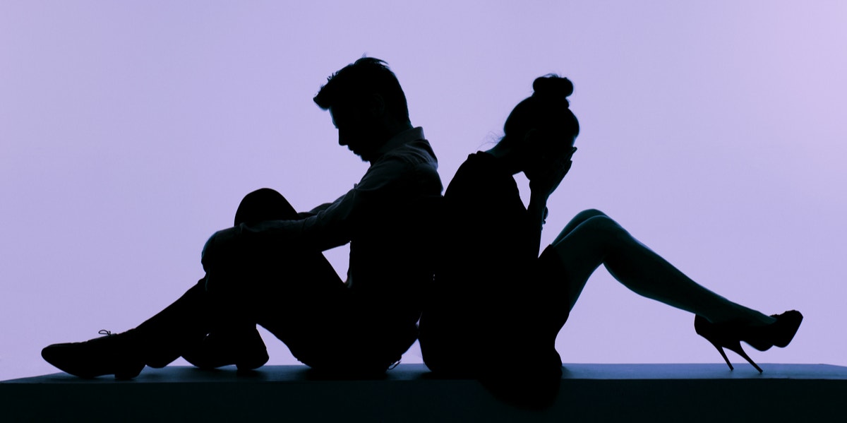 5 Reasons You Feel Trapped In A Relationship You Once Thought Was Perfect unhappy couple