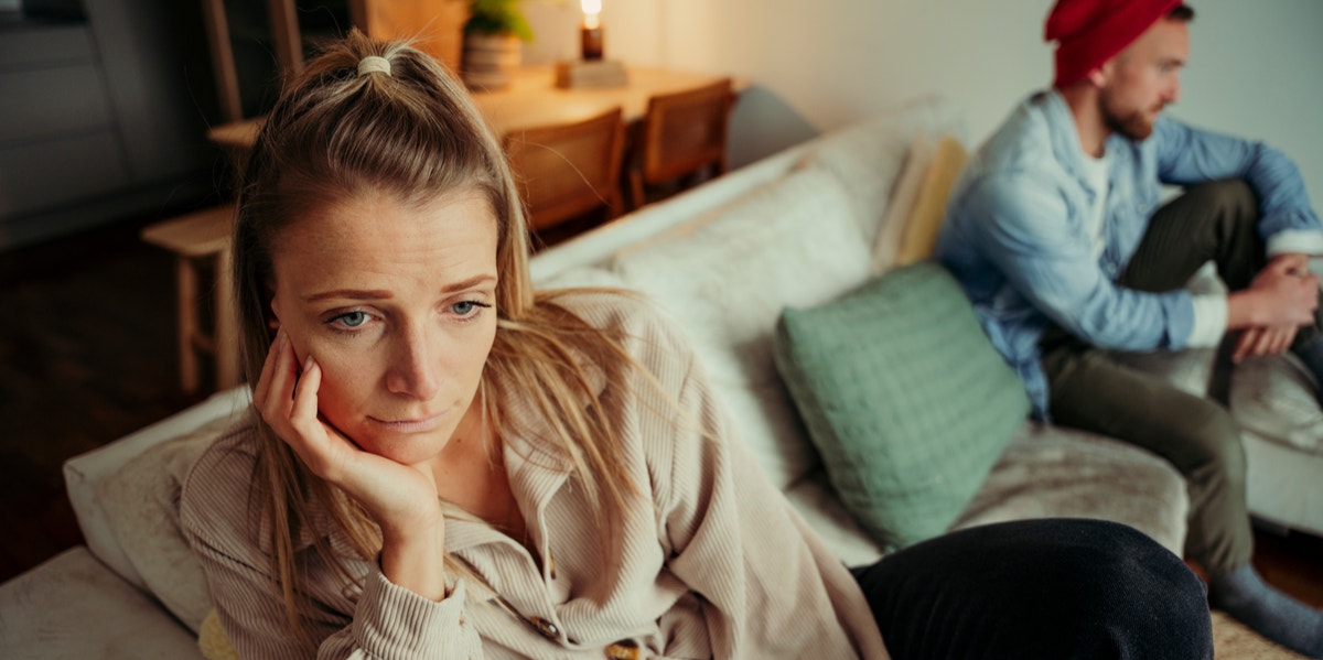 Why You Have To Let Him Go If You Want To Move Forward unhappy couple
