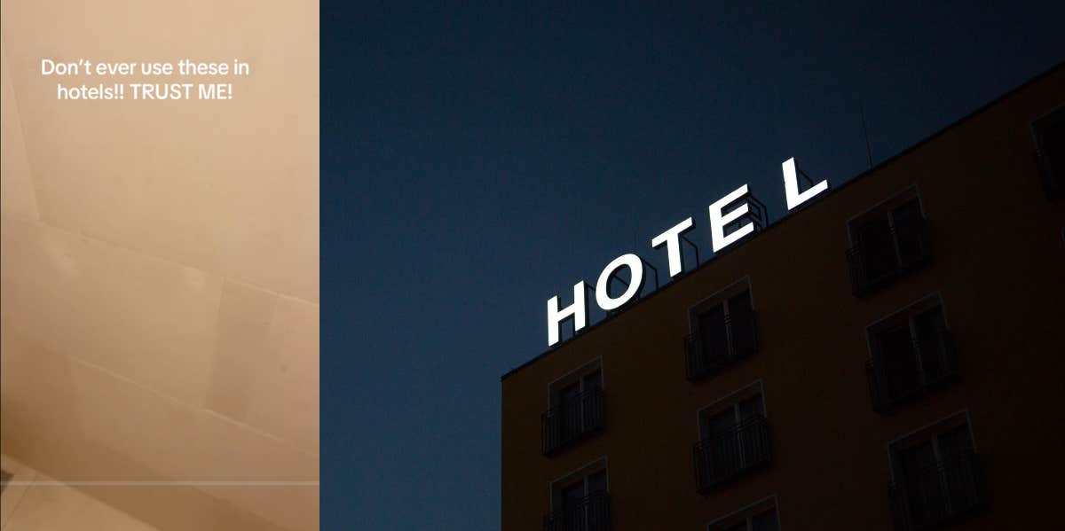 Hotel Manager Explains Hotel Toiletries You Shouldn't Use hotel sign