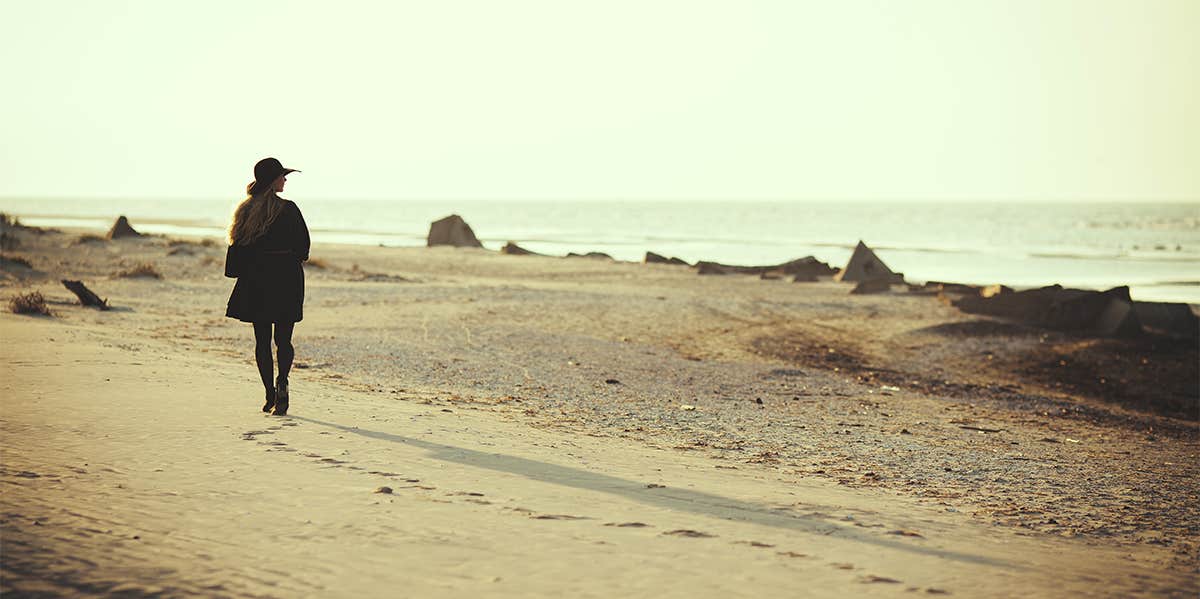 Why You Sometimes Have To Leave To Figure Out Where You Belong woman walking away
