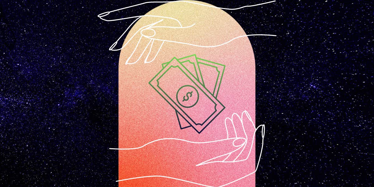 astrology money hands