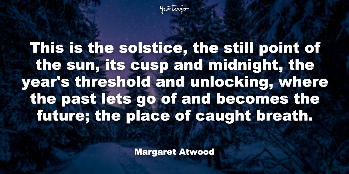 margaret atwood winter solstice quote