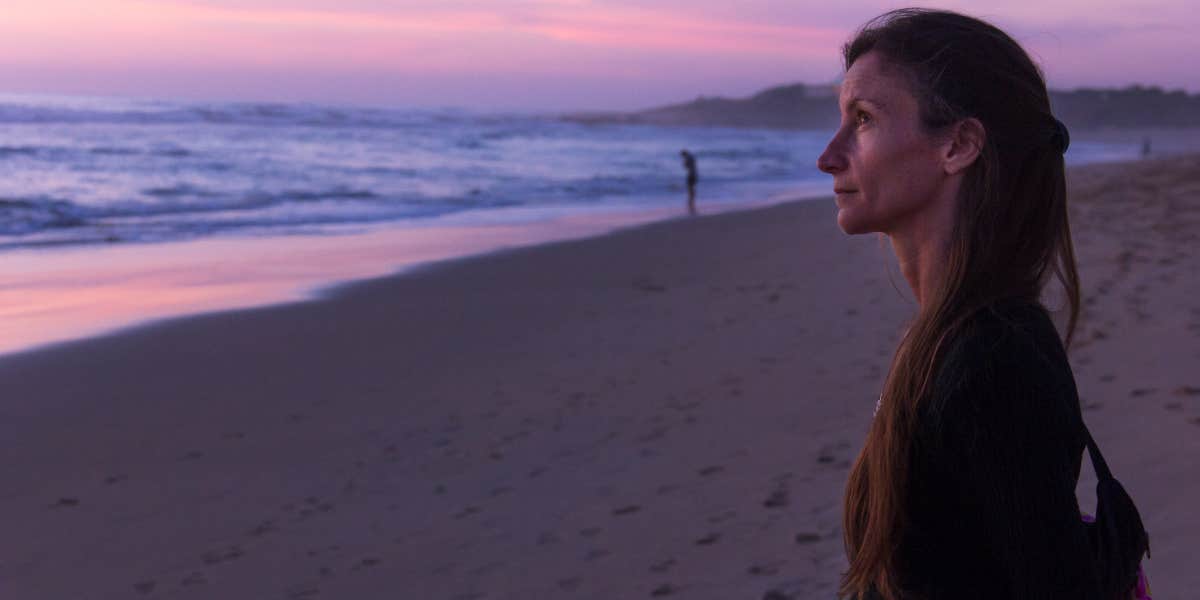 Woman at beach