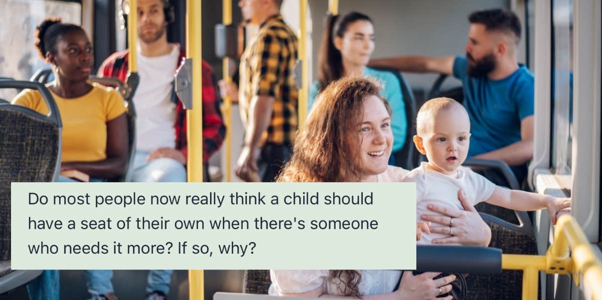 Woman Upset After Children Refuse To Give Up Their Seats To Elderly Friend On Bus Bus, children, elderly, passengers