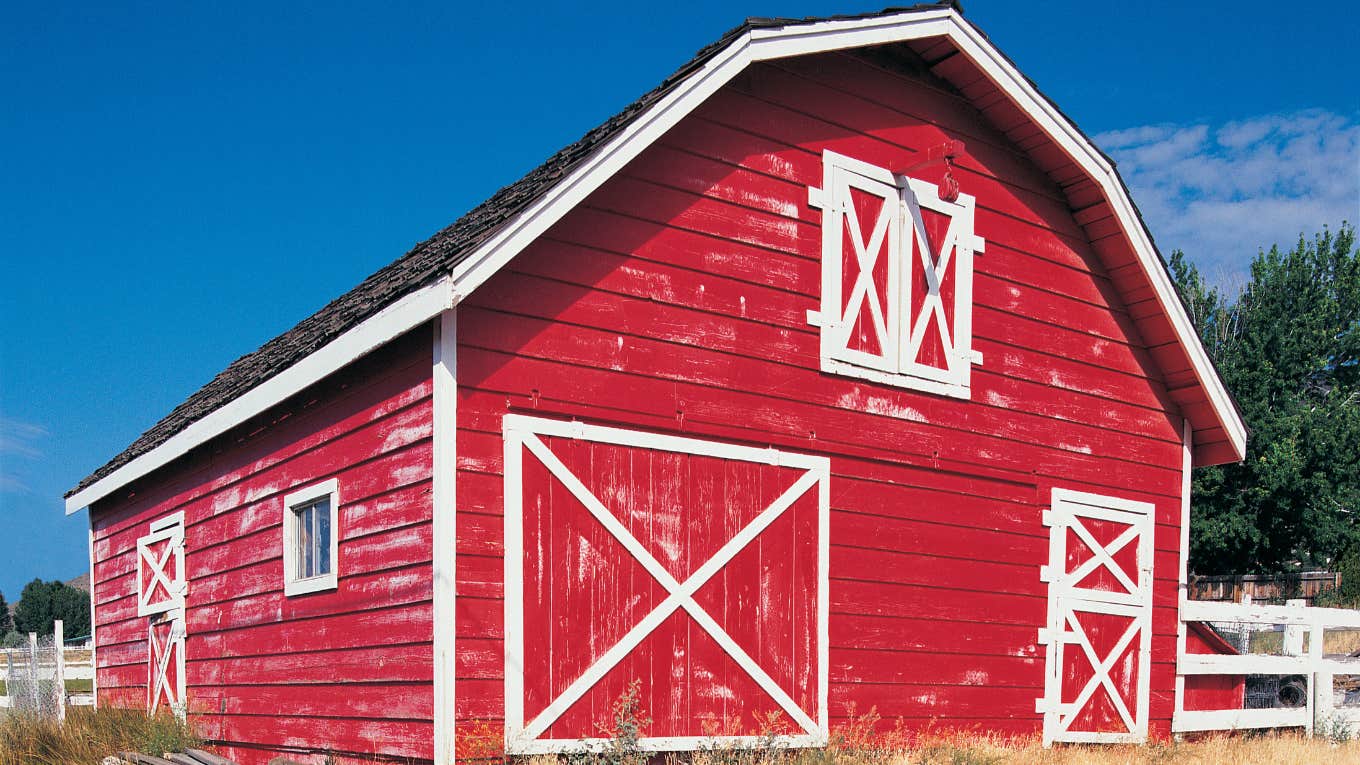 Big red barn