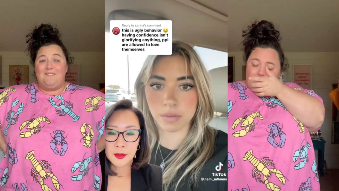 A woman gets called out for fat-shaming an overweight influencer on TikTok.