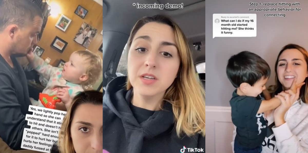 TikToker Jess Martini Speaks Out On Parents For 'Popping' Kids Hand To Teach Her Not To Hit jess martini calls parents out for popping kids hand