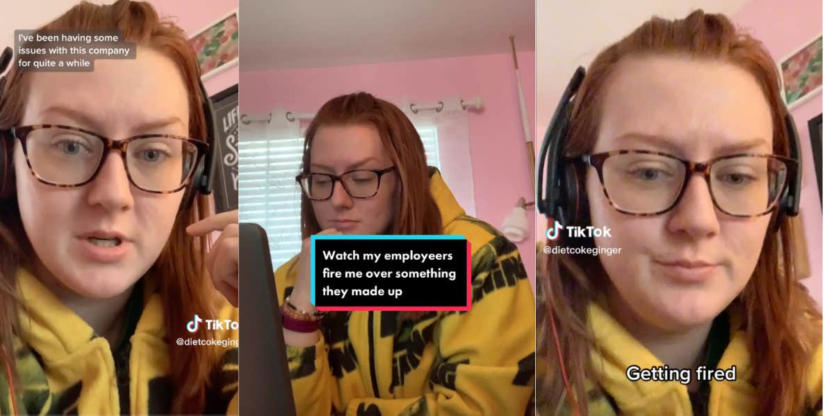 woman calls out sick gets fired tiktok