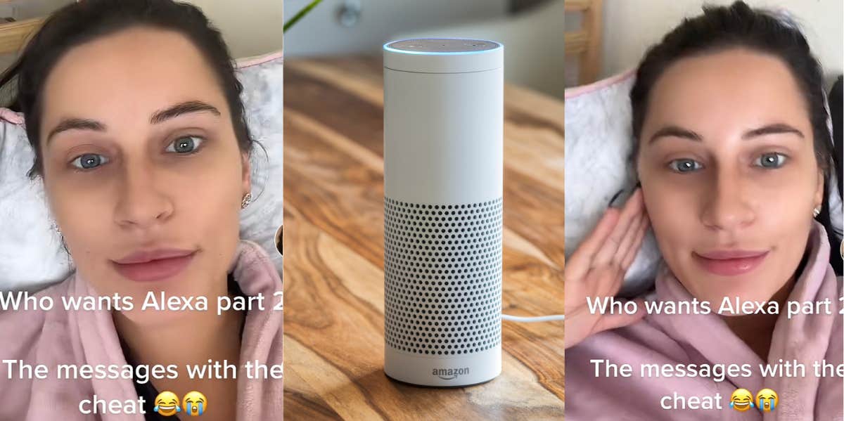 Woman Records Boyfriend Cheating On Her Alexa Smart Device Jessica Lowman, TikTok, Alexa