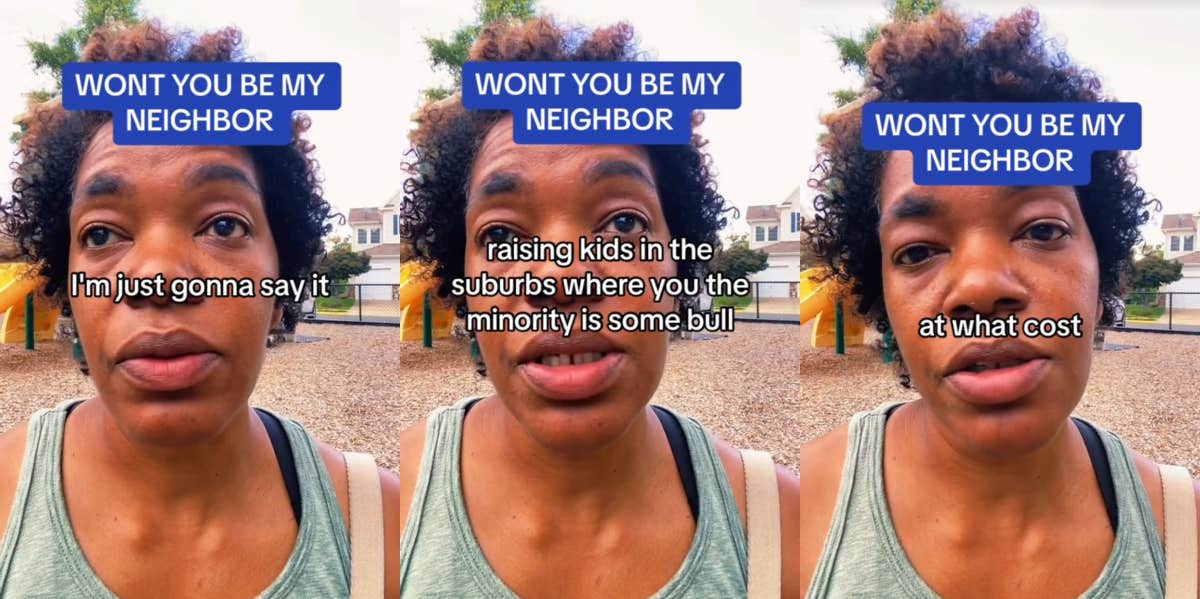 Mom draws comparisons between parenting in the hood versus the suburbs on TikTok