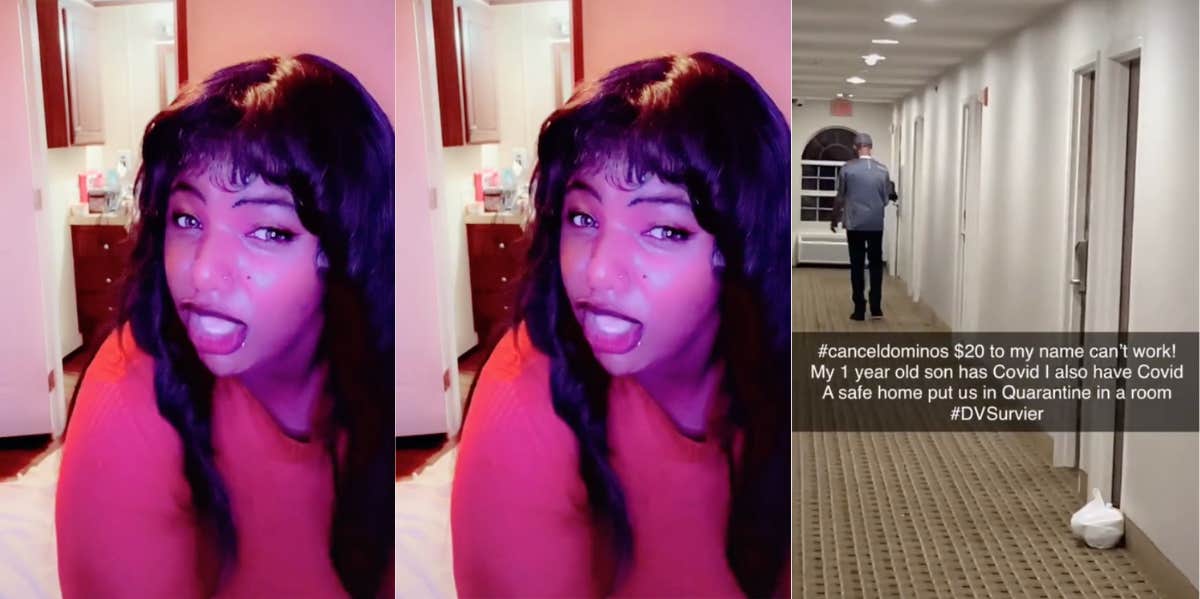 Mom Bashes Domino's Delivery Driver Taking Her Order Back Because She Was 76 Cents Short Mom's Domino's order canceled