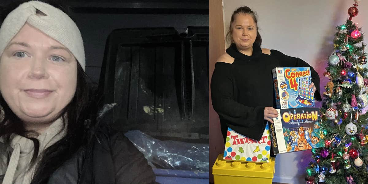 Woman Forced To Dumpster Dive For Christmas Presents Shares Her Findings Rachael Collins