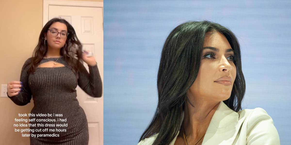 Woman Explains How Kim Kardashian Literally Saved Her Life— With Shapewear Angelina Wiley, Kim Kardashian