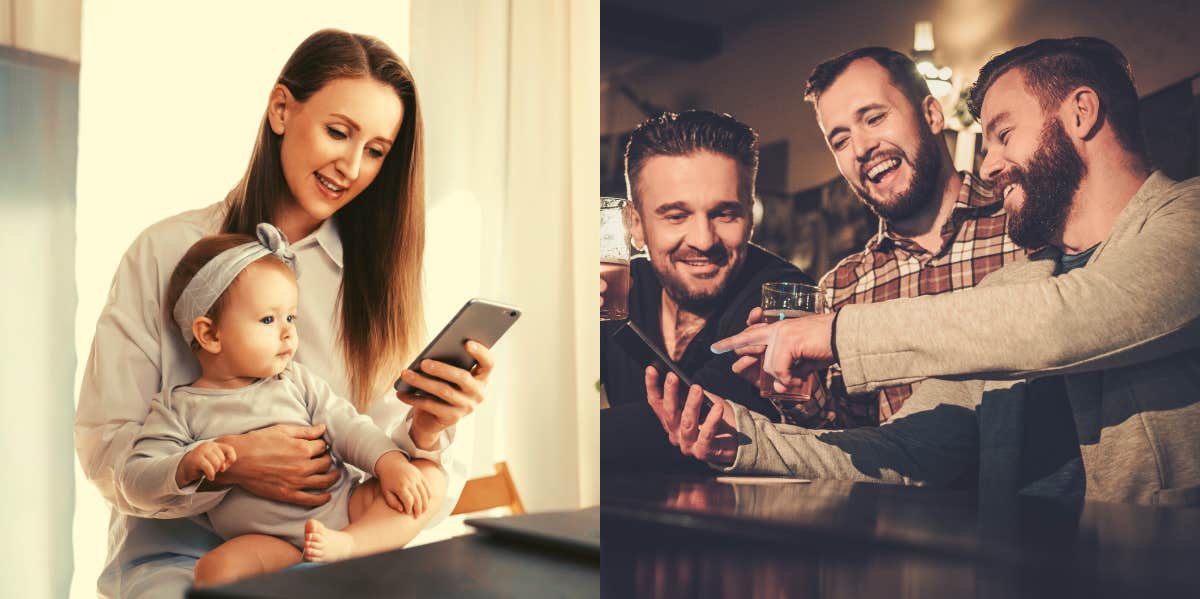 Woman FaceTimed Husband During His Brother’s Bachelor Party After Their Toddler Son Wanted To Talk To Him Woman facetiming husband during bachelor party
