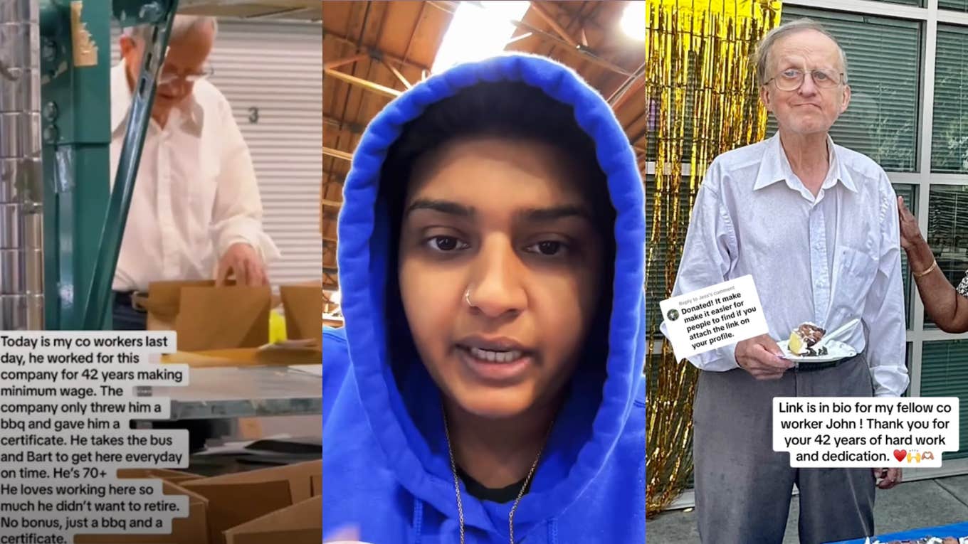 Woman Steps In To Give Her Elderly Coworker A Real Gift After The Company Throws Him A Disappointing Retirement Party Soniah, John