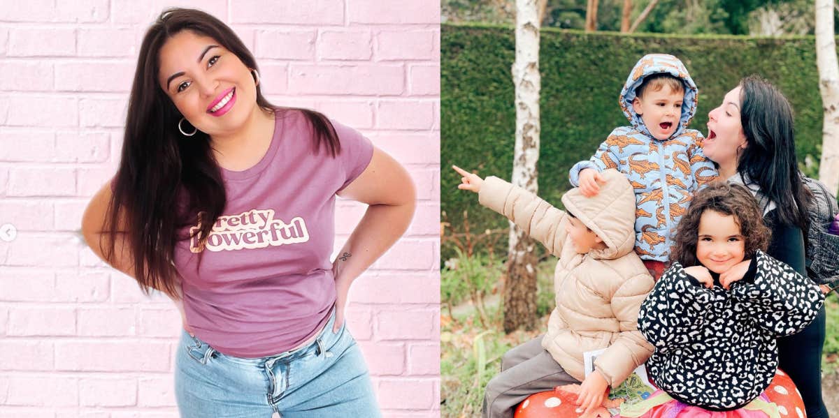 A Woman's Husband Told Her 'This Isn't The Body I Fell In Love With' Laura Mazza and her children