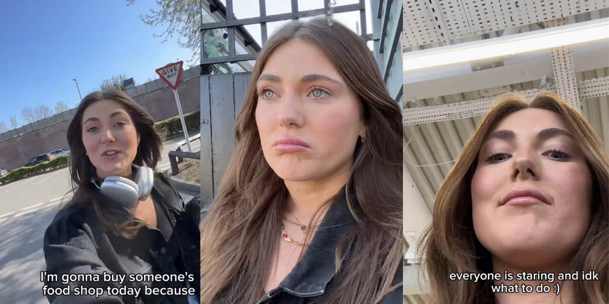 Woman In Tears After Customers Reject Her Offer To Pay For Their Groceries Milly G, grocery store