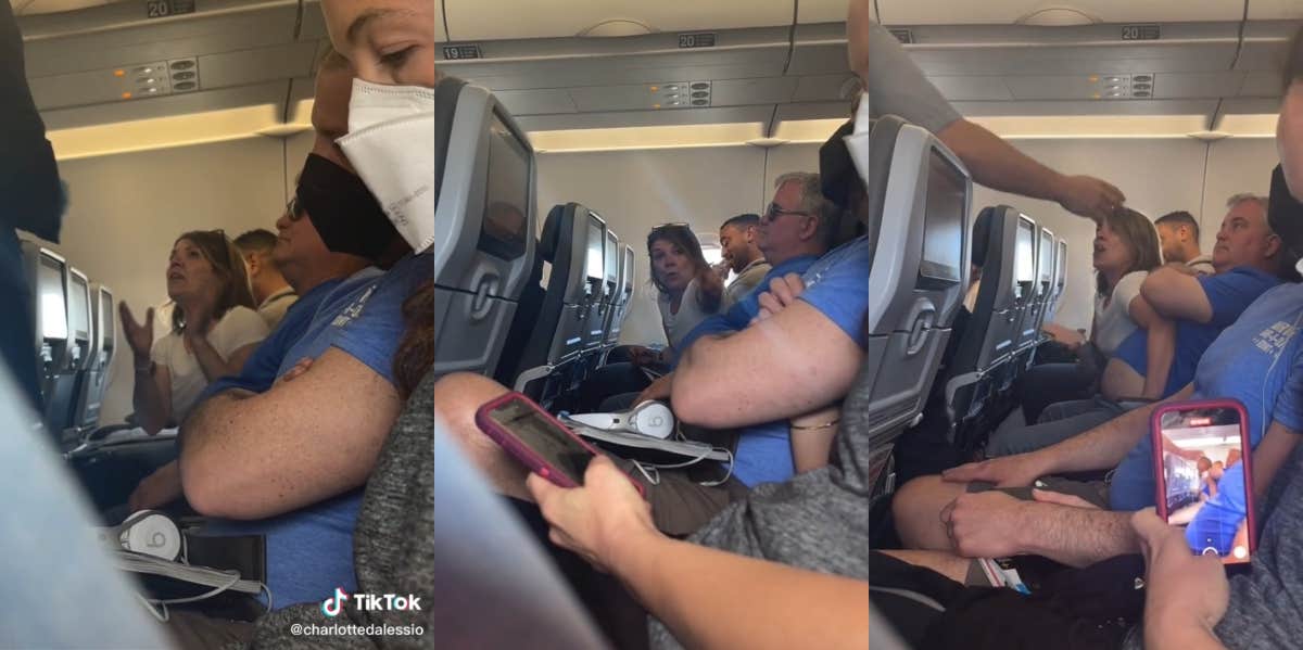 Woman Claims She Was Kicked Off JetBlue Flight For Supporting Donald Trump Woman and husband on the plane