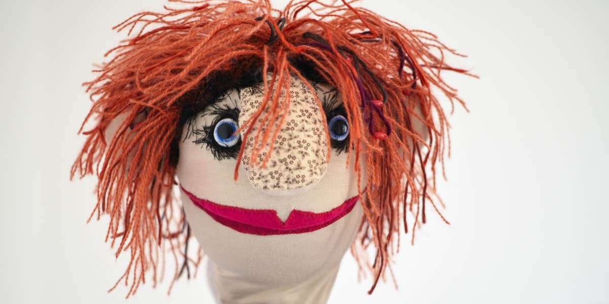 woman marries rag doll 