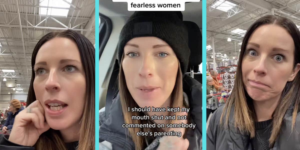 Woman Confronts A Dad His Costco Who Told His Son He Can't Play With Dolls Woman at Costco backlash