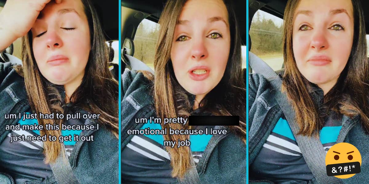 Employee Is Replaced & Demoted Without Warning After Returning From Medical Leave woman crying over job loss