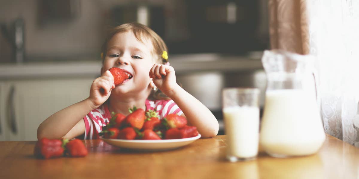 child eating