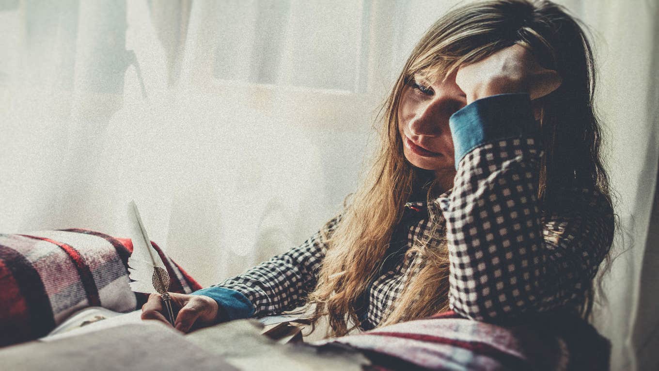 Types Of People You Probably Didn't Know Are Actually Stuck In A Trauma Response woman stressed