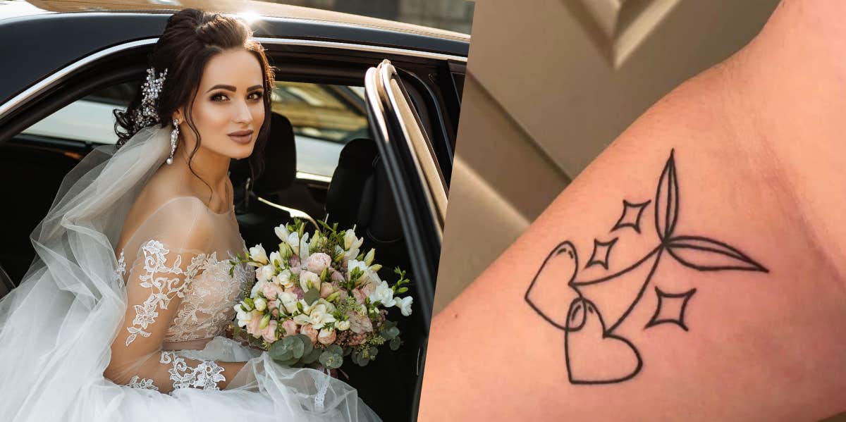 34 Awesome Word Wedding Tattoos  Weddingomania