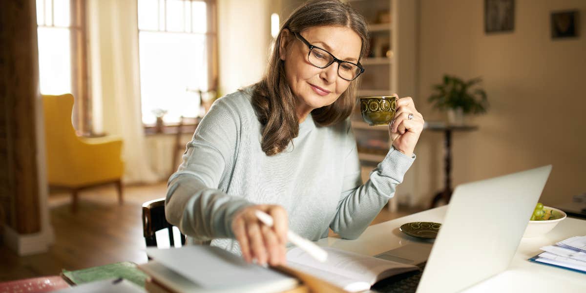 Woman working