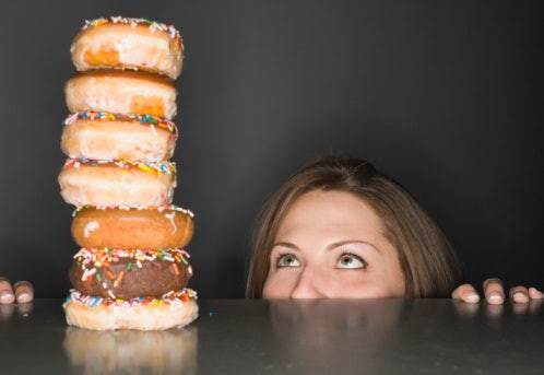 woman donuts woman donuts