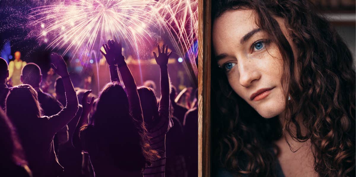 Woman Asks If She's Wrong For Being Upset With Family For Not Inviting Her To New Years Party After She Hosted Christmas new years party, sad woman