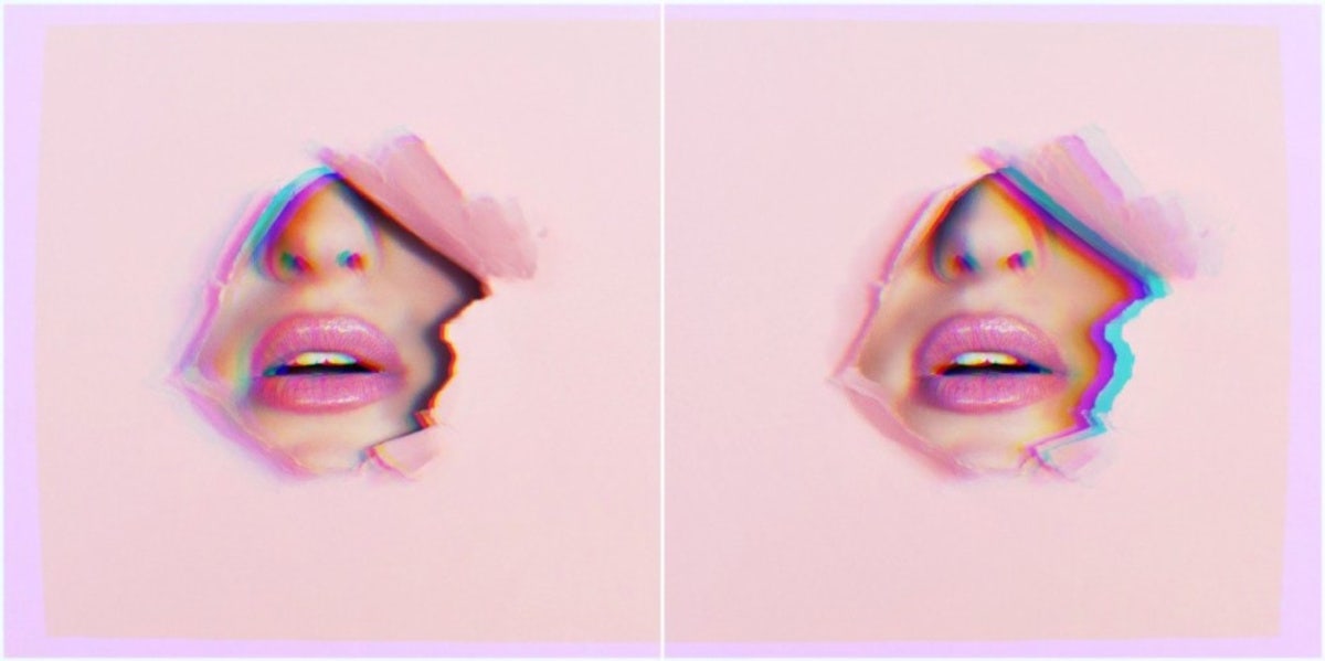 Women With Pretty, Feminine Faces Are Less Likely To Be Seen As 'Wife Material' woman with pouty pink lips behind a wall