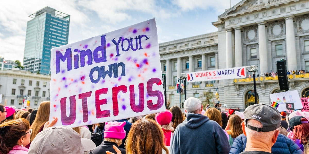 womens march rally