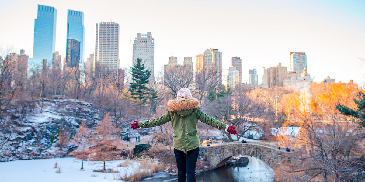 woman in new york city