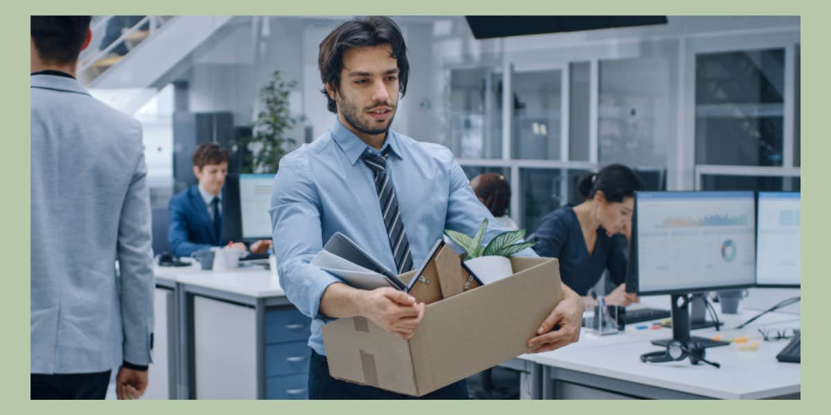 Employee Says He Was Fired By HR For Being 'Too Organized' For The Company Man fired from work, packing up his belongings