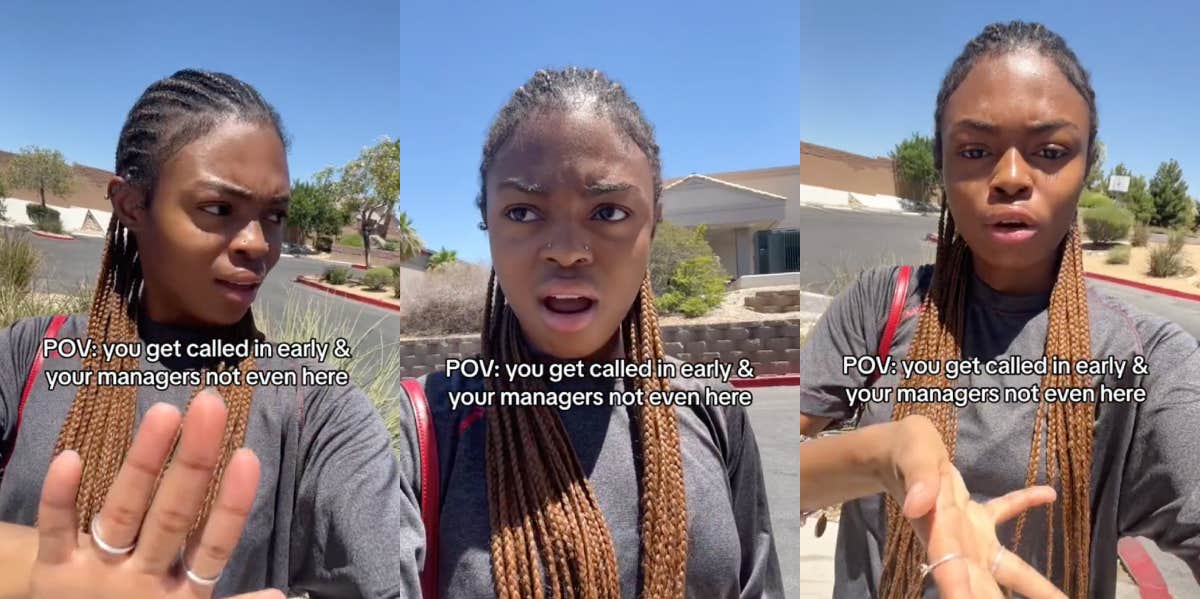 Employee Upset After Being Asked To Come In Early Only For Her Boss To Not Show Up On Time Jaila tiktok employee showed up early