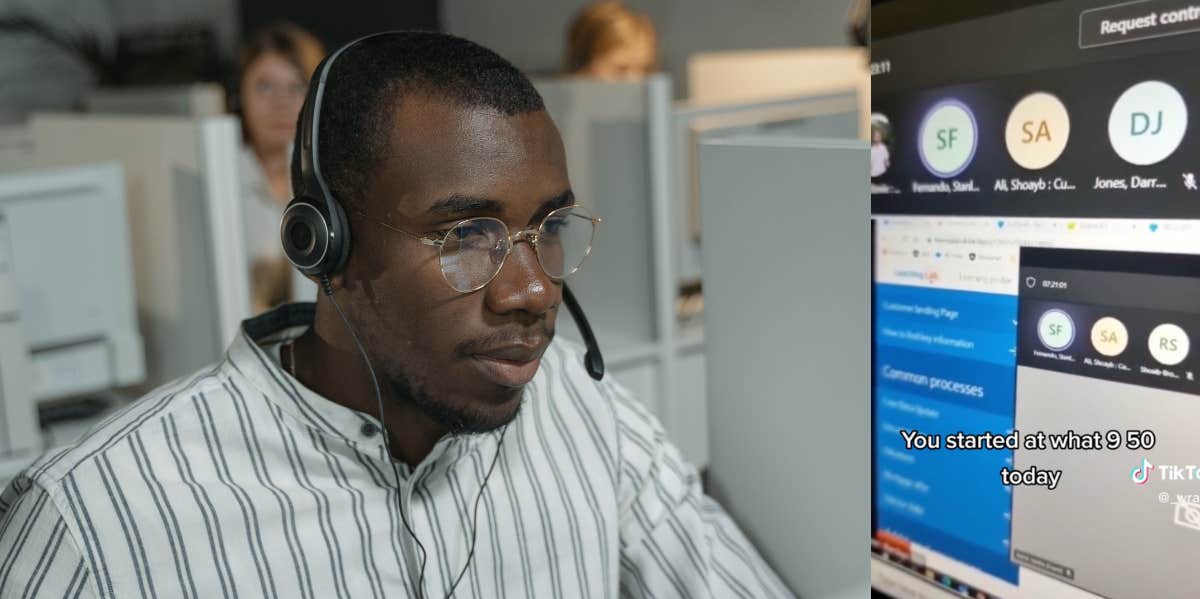 Worker Uses Team Meeting To Call Out Boss For Being Late & Withholding Money — 'You Should Be Ashamed' Man on work call