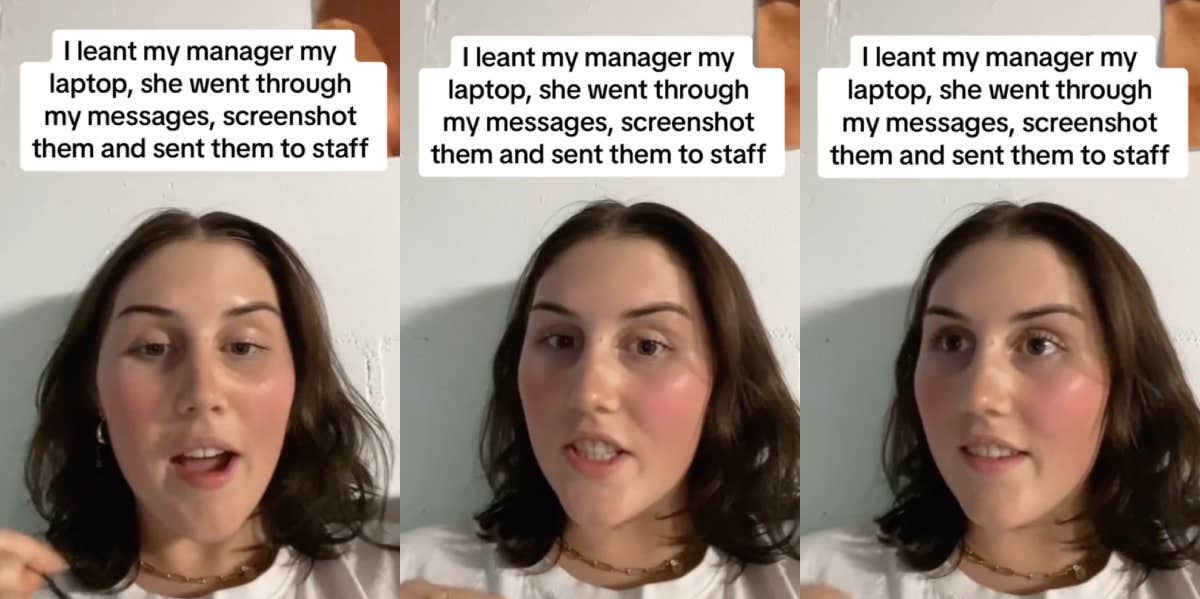 Manager Borrows Employee's Laptop And Forwards Private Messages To Their Other Colleagues Ocean @oocean.e tiktok