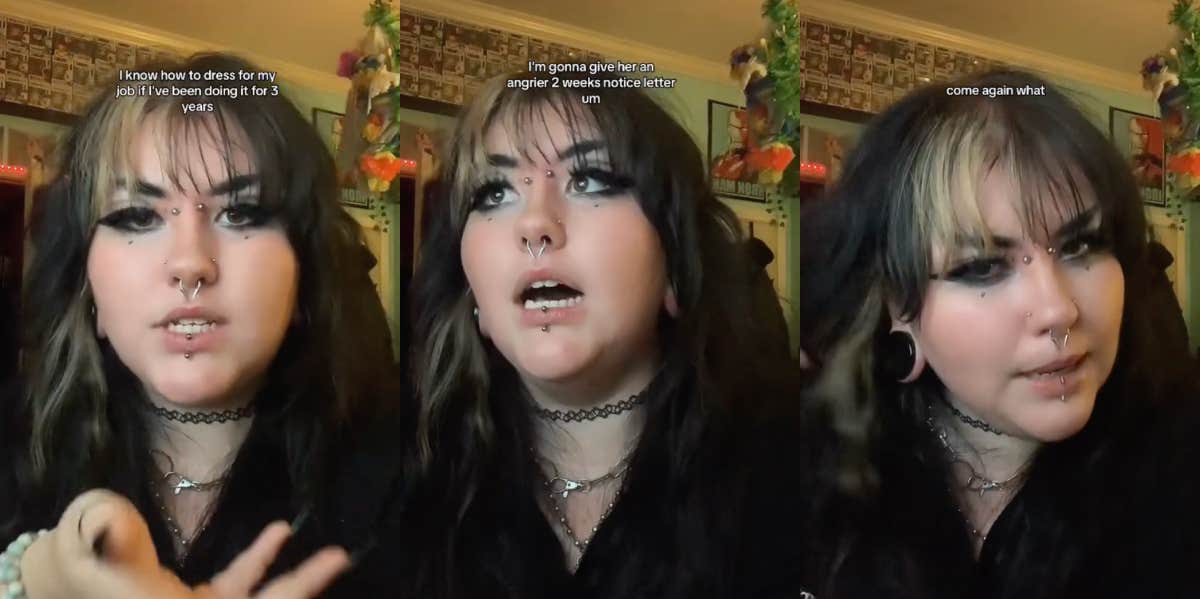 Employee Walks Out Of Shift After Boss Told Her To Go Home And Change tiktoker uglyfatg0thh video
