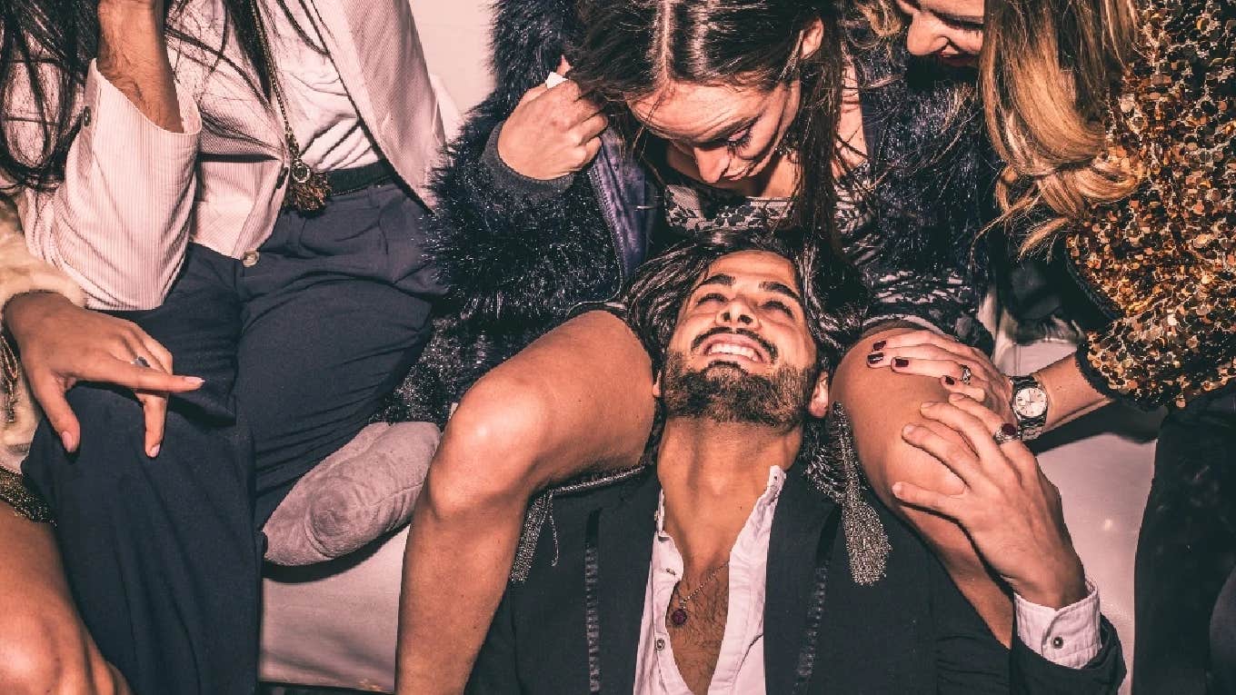 What Is A Yacht Girl? Celeb Women Accused Of Yachting In Hollywood woman on a man's shoulders partying