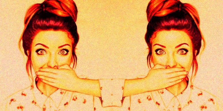 woman with secret Secret woman