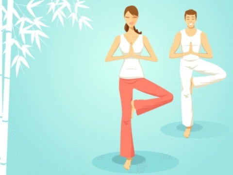 yoga couple