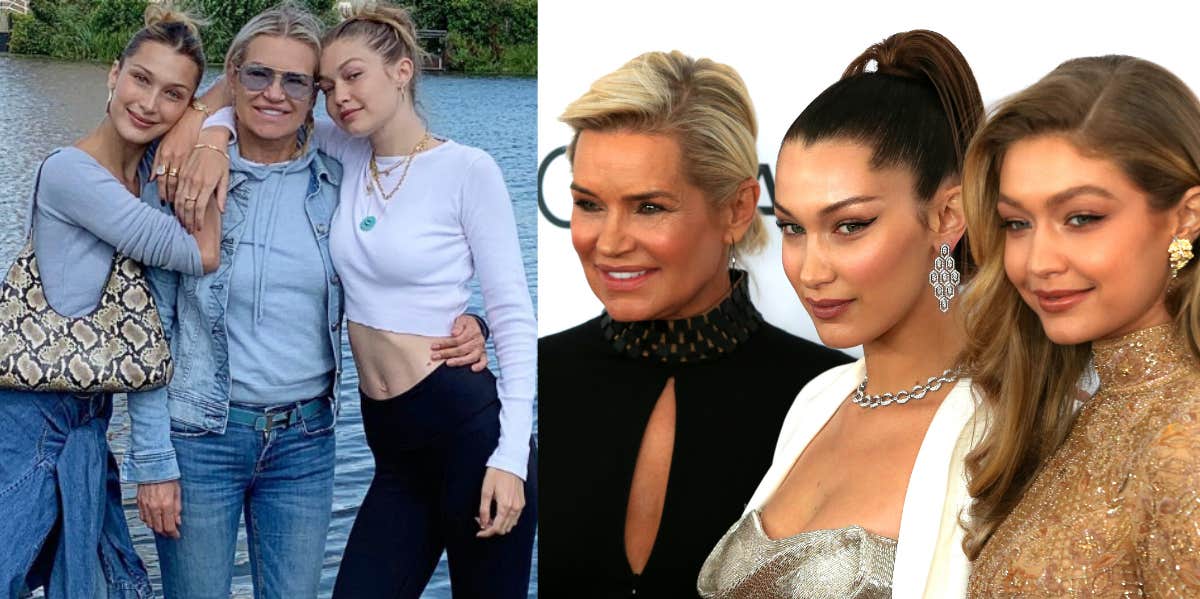 Yolanda Hadid, Bella Hadid, Gigi Hadid