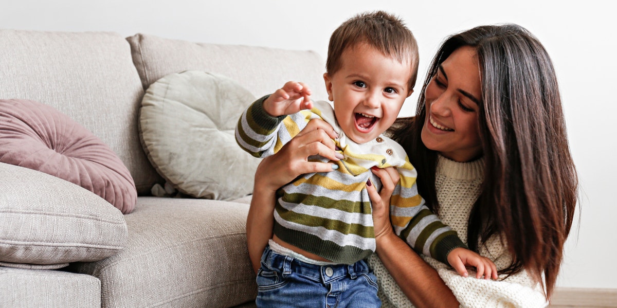You Aren't Born Knowing How To Be A Perfect Parent mother and toddler son