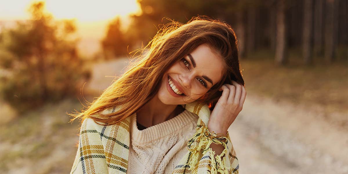 Why You Deserve The Life You Were Meant To Live smiling woman