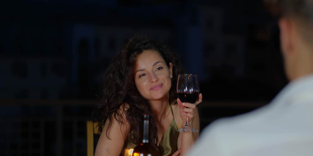 You Won't Get Past Being Cheated On Unless You Do These 9 Things woman at dinner with man