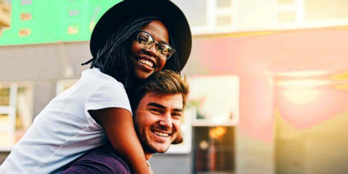 girlfriend getting piggyback from boyfriend