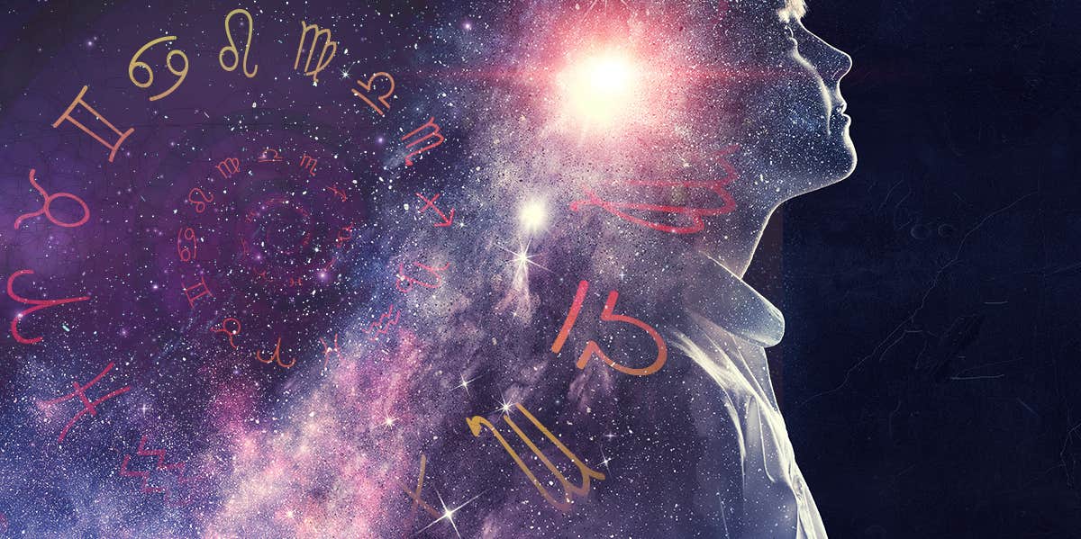 Zodiac Signs With The Most Challenging Horoscopes On August 22, 2023 person's silhouette and galaxy