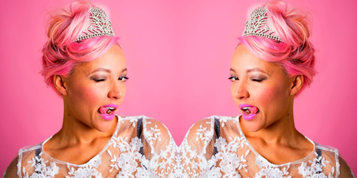 The Perfect Hair Color For Each Zodiac Sign woman with dyed hair