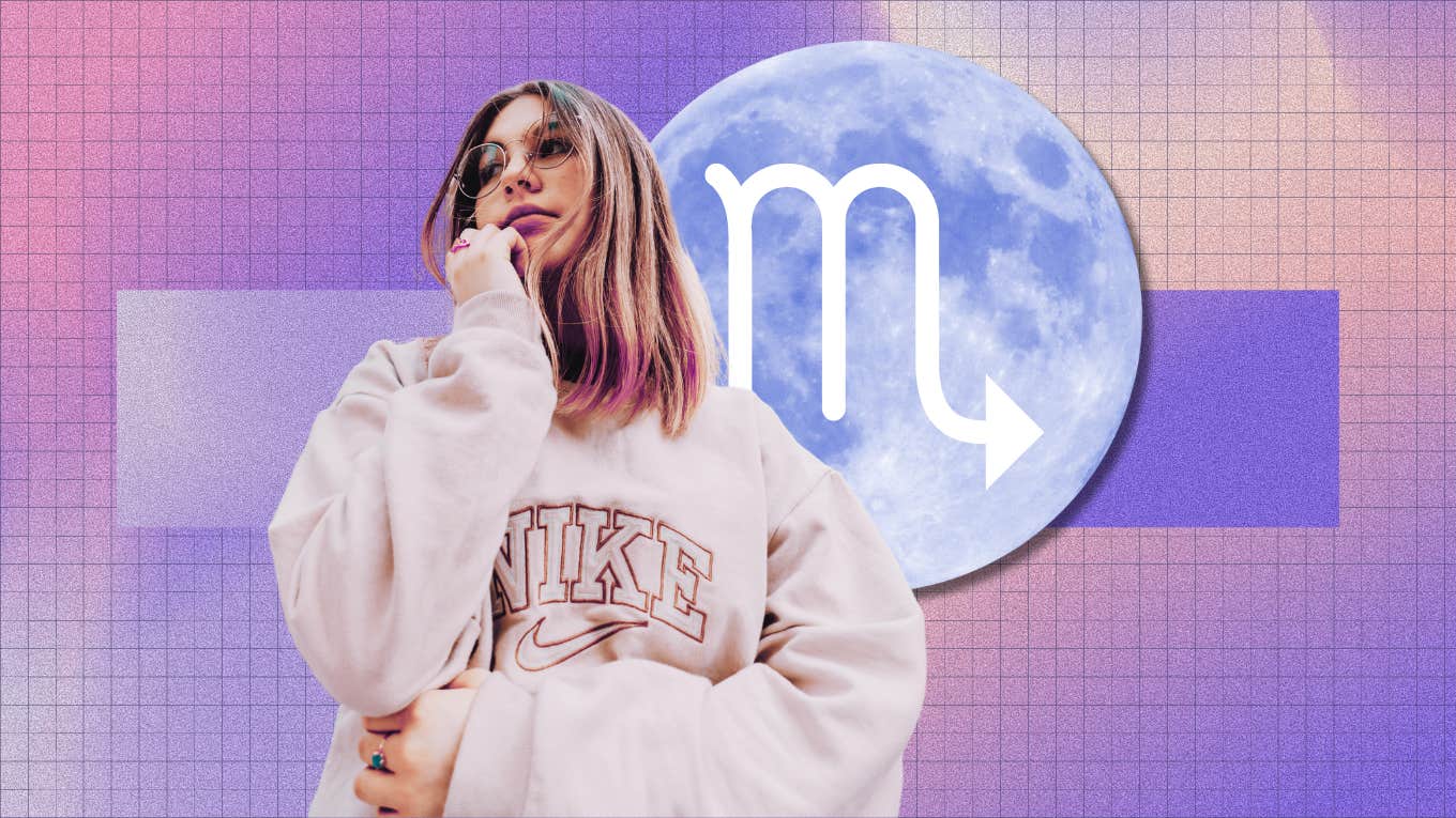 Zodiac Signs Most Affected By The Full Moon In Scorpio On April 23 full moon and scorpio symbol